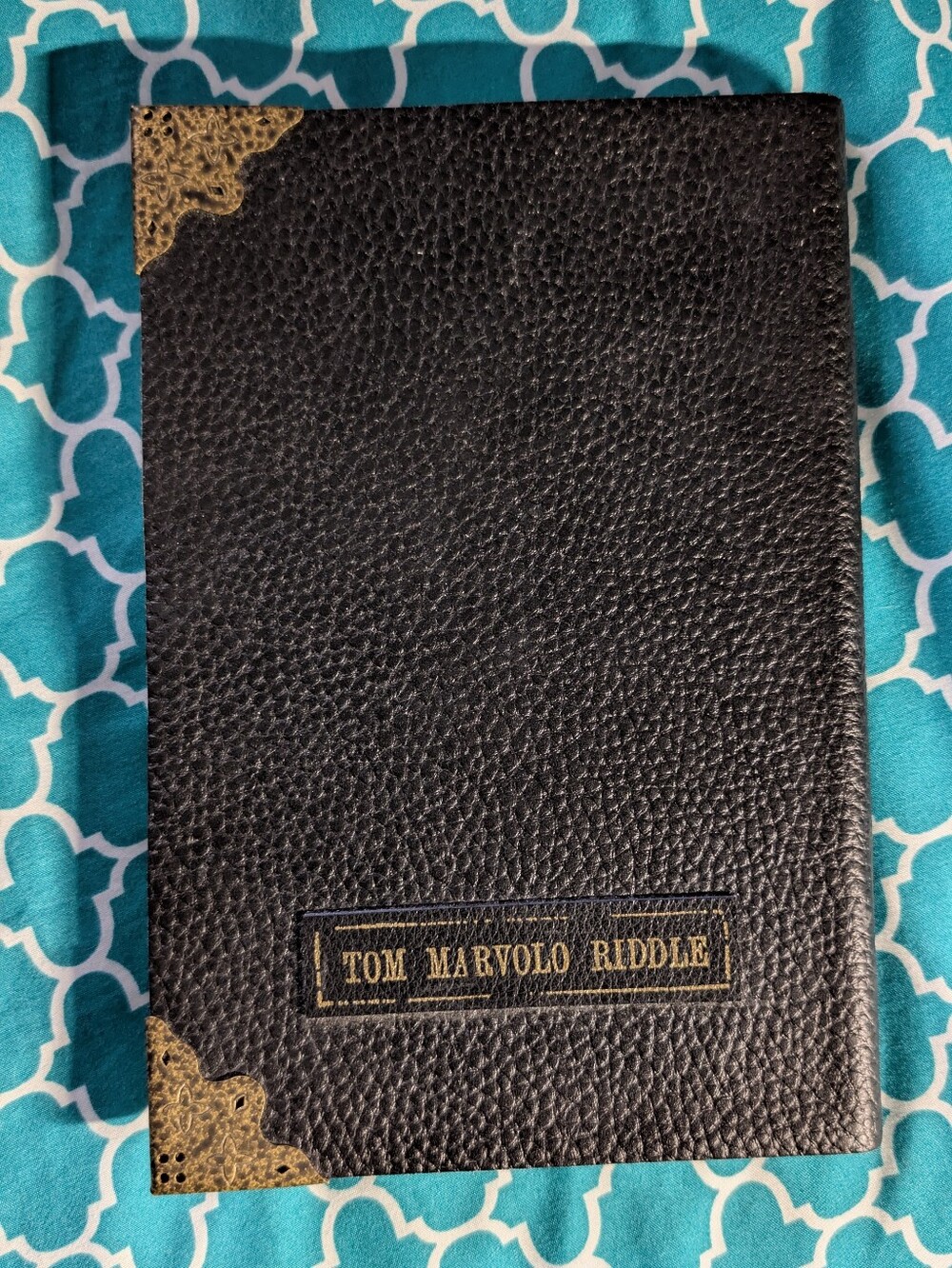 Tom Marvolo Riddle Embossed Black Faux Leather Journal